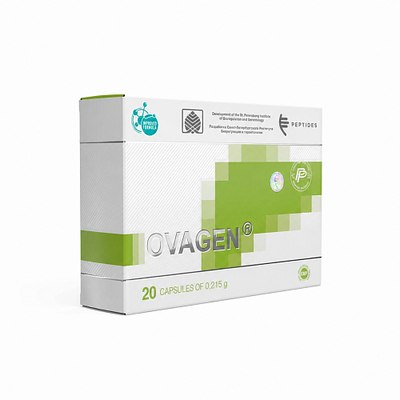 Ovagen – 20 kapsulių pakuotė, NPCRIZ peptidai