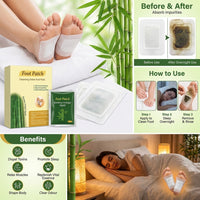 Parches Detox para los pies, 20 uds.