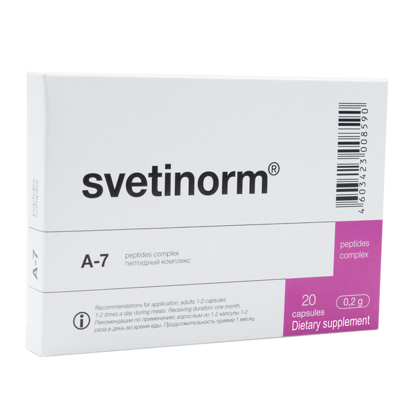 SVETINORM  - 60 KAPSULIŲ - peptidinis bioreguliatorius